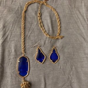 Kendra Scott long necklace and earrings!